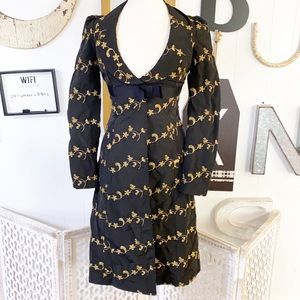 Betsey Johnson rate vintage black jacket sz 4